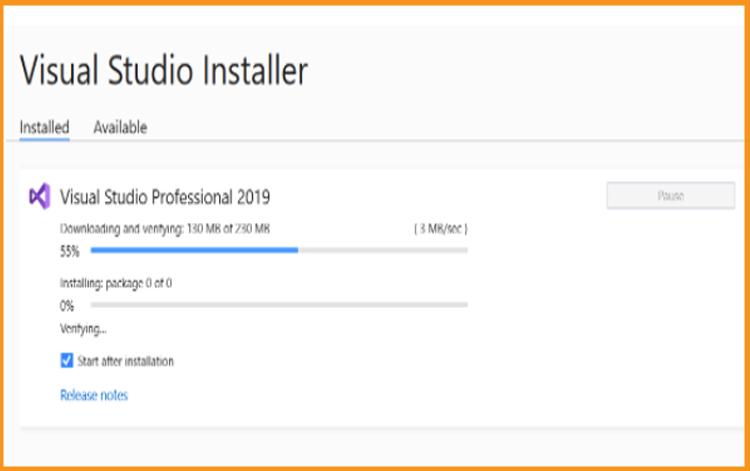 Install Visual Studio 2019 Install Visual Studio 2019