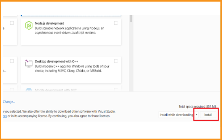 Install Visual Studio 2019 Install Visual Studio 2019
