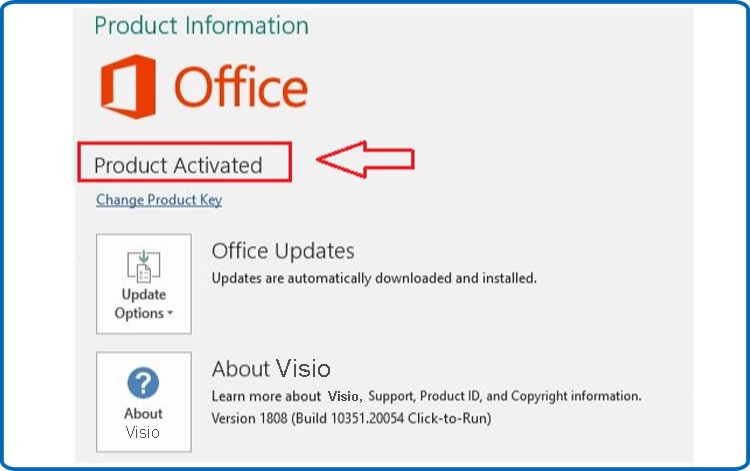Activate Visio 2016 Activate Visio 2016