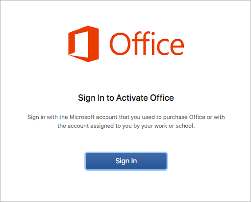 Office 2016 for Mac installation-process