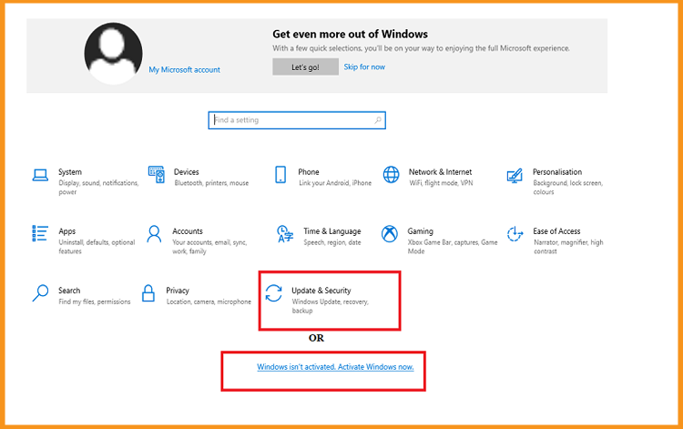 Activate Windows 10 Activate Windows 10