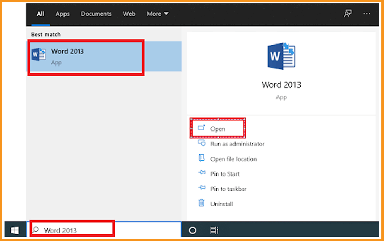  Word 2013
