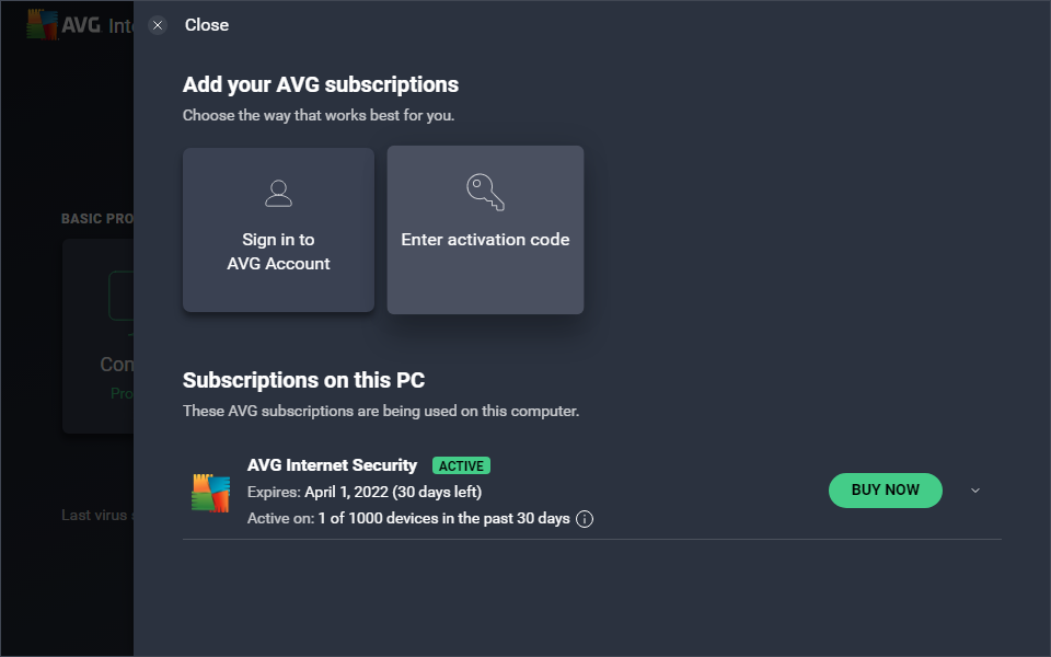 AVG Internet Security AVG Internet Security