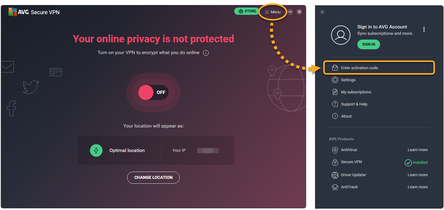 AVG Secure VPN AVG Secure VPN