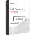 SQL Server 2012 Standard - 5 User Cals