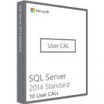 SQL Server 2014 - 10 User CALs