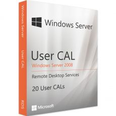 Windows Server 2008 RDS - 20 User CALs