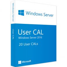 Windows Server 2016 - 20 User CALs