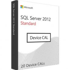SQL Server 2012 Standard - 20 Device CALs