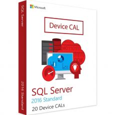 SQL Server Standard 2016 - 20 Device CALs