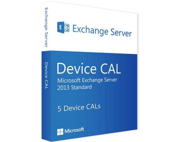 Exchange Server 2013 Standard - 5 Device CALs
