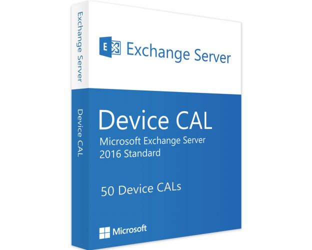 Exchange Server 2016 Standard - 50 Device CALs