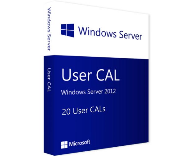 Windows Server 2012 - 20 User CALs