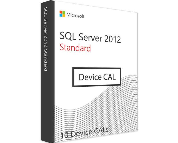 SQL Server 2012 Standard - 10 Device CALs