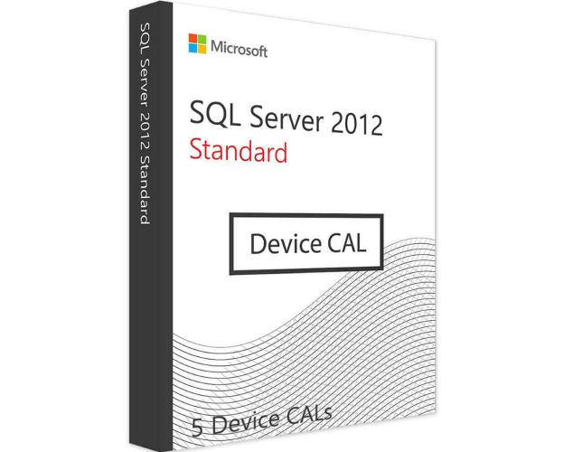 SQL Server 2012 Standard - 5 Device CALs